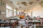Chernobyl Exclusion Zone - Abandoned school in Mashevo Ukraine (ЧЗО, школа в Машево)