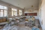 Chernobyl Exclusion Zone - Abandoned school in Mashevo Ukraine (ЧЗО, школа в Машево)