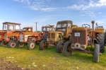 Cimetière de Tracteurs - France.
