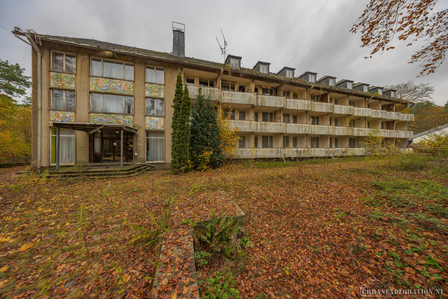 Abandoned state guesthouse used by the DDR government