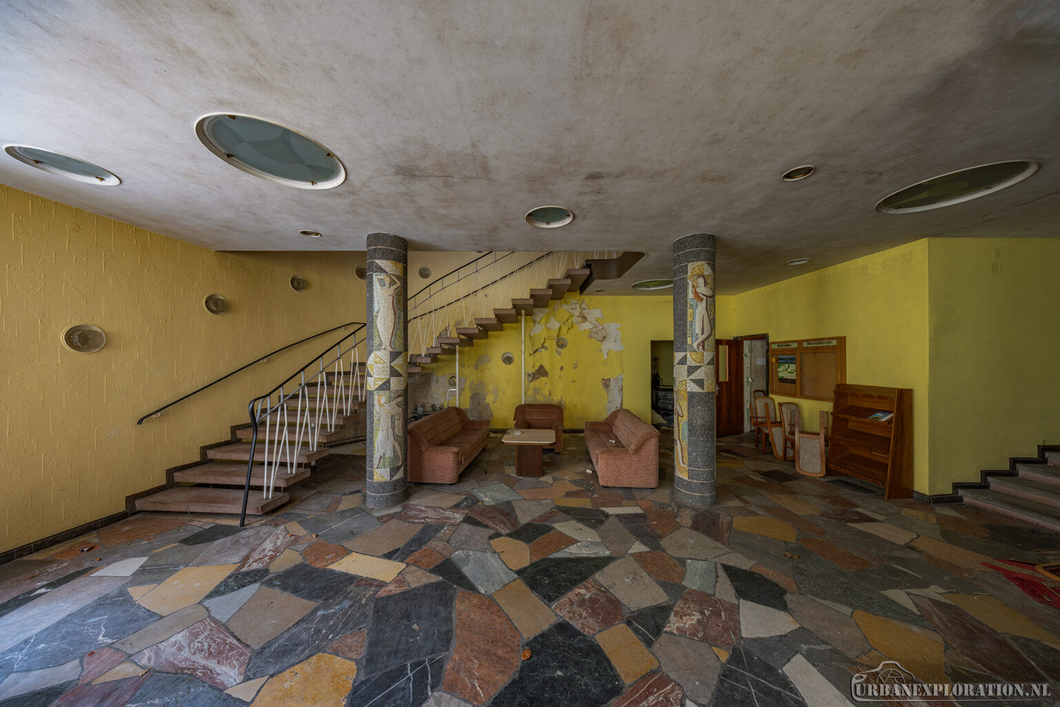 Abandoned state guesthouse used by the DDR government