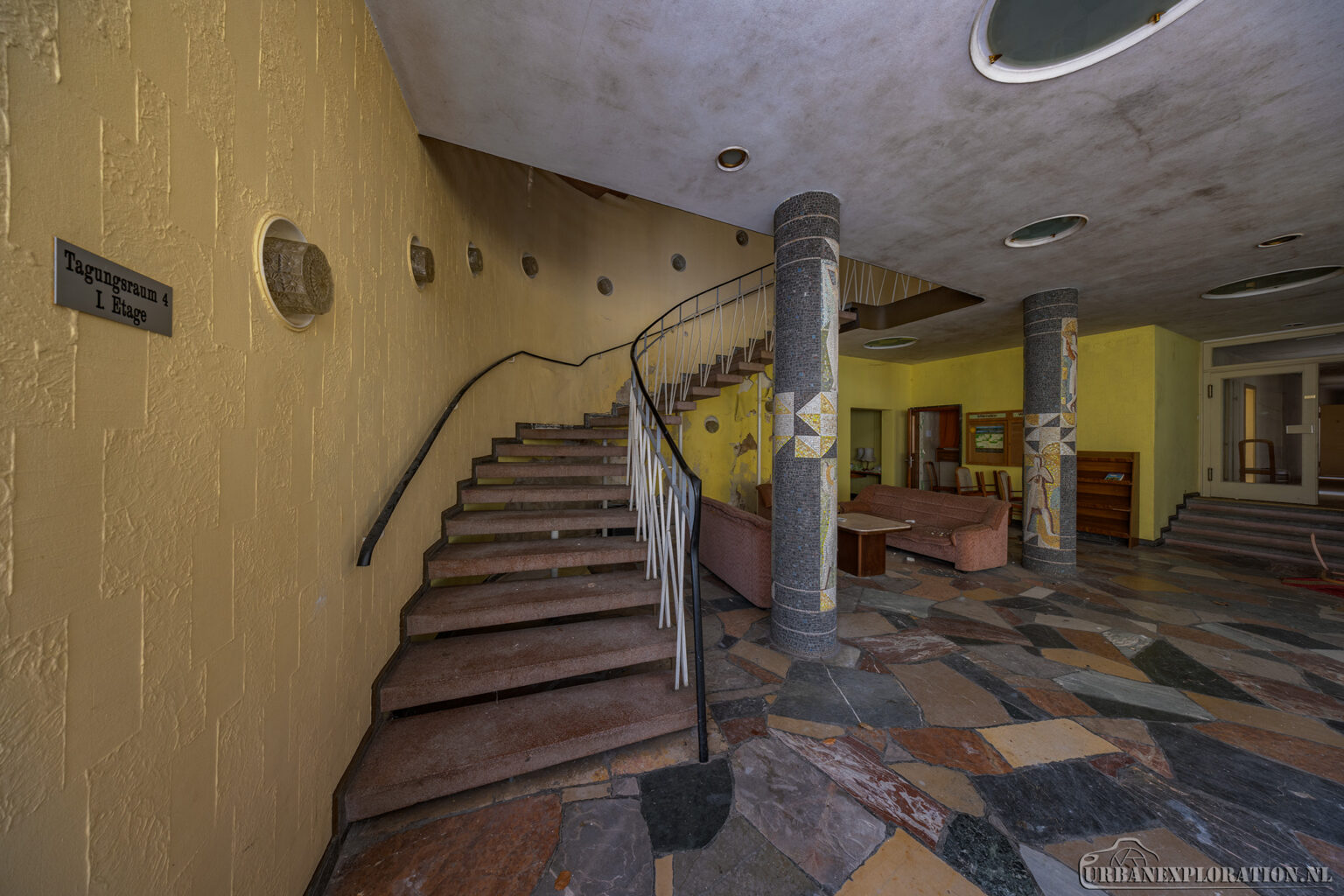 Abandoned state guesthouse used by the DDR government