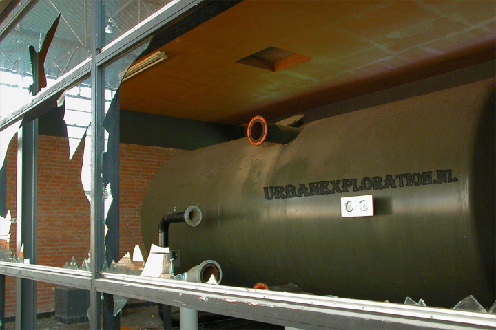 Former water testing laboratory left abandoned