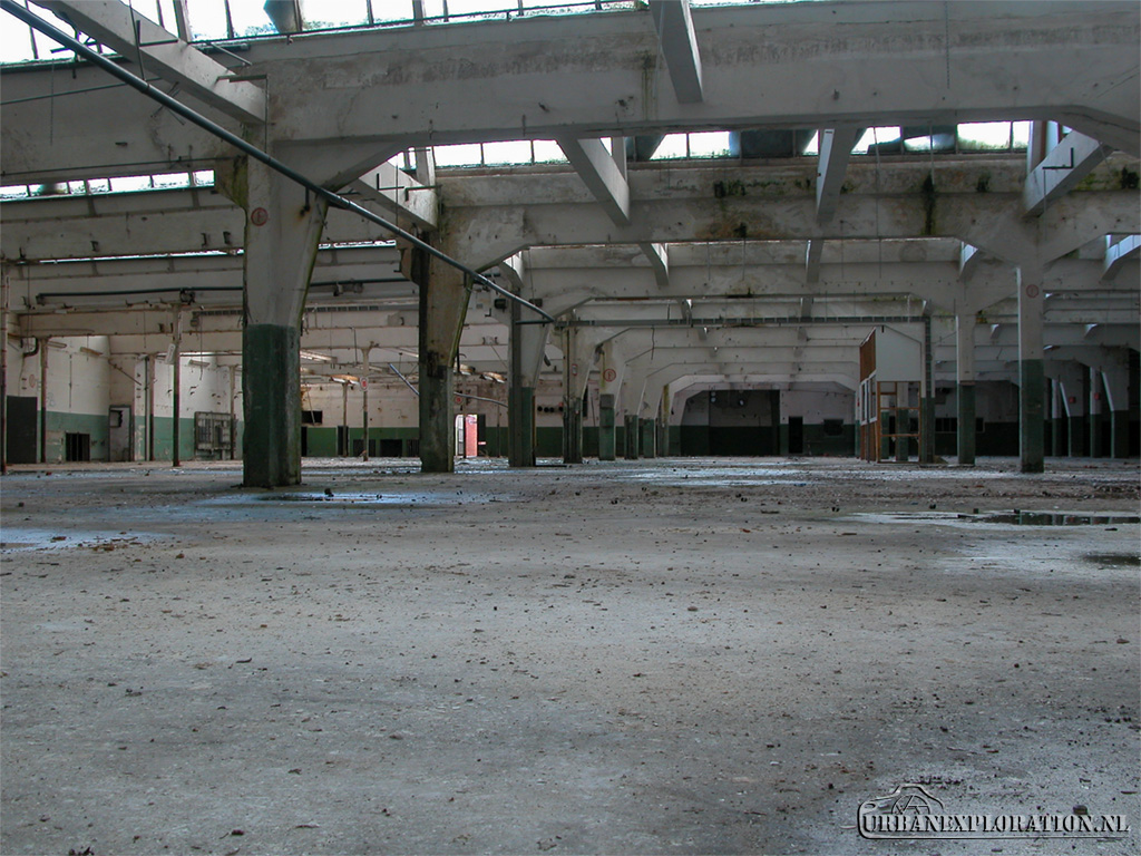 Former textile factory of RAWE & Co left abandoned