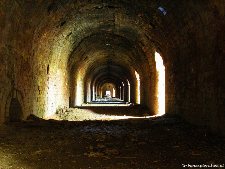 Abandoned brickworks photographed during urban exploration