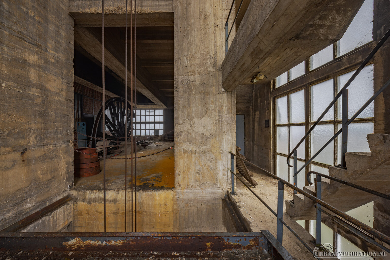 Abandoned Saint Albert mine photographed during urban exploration