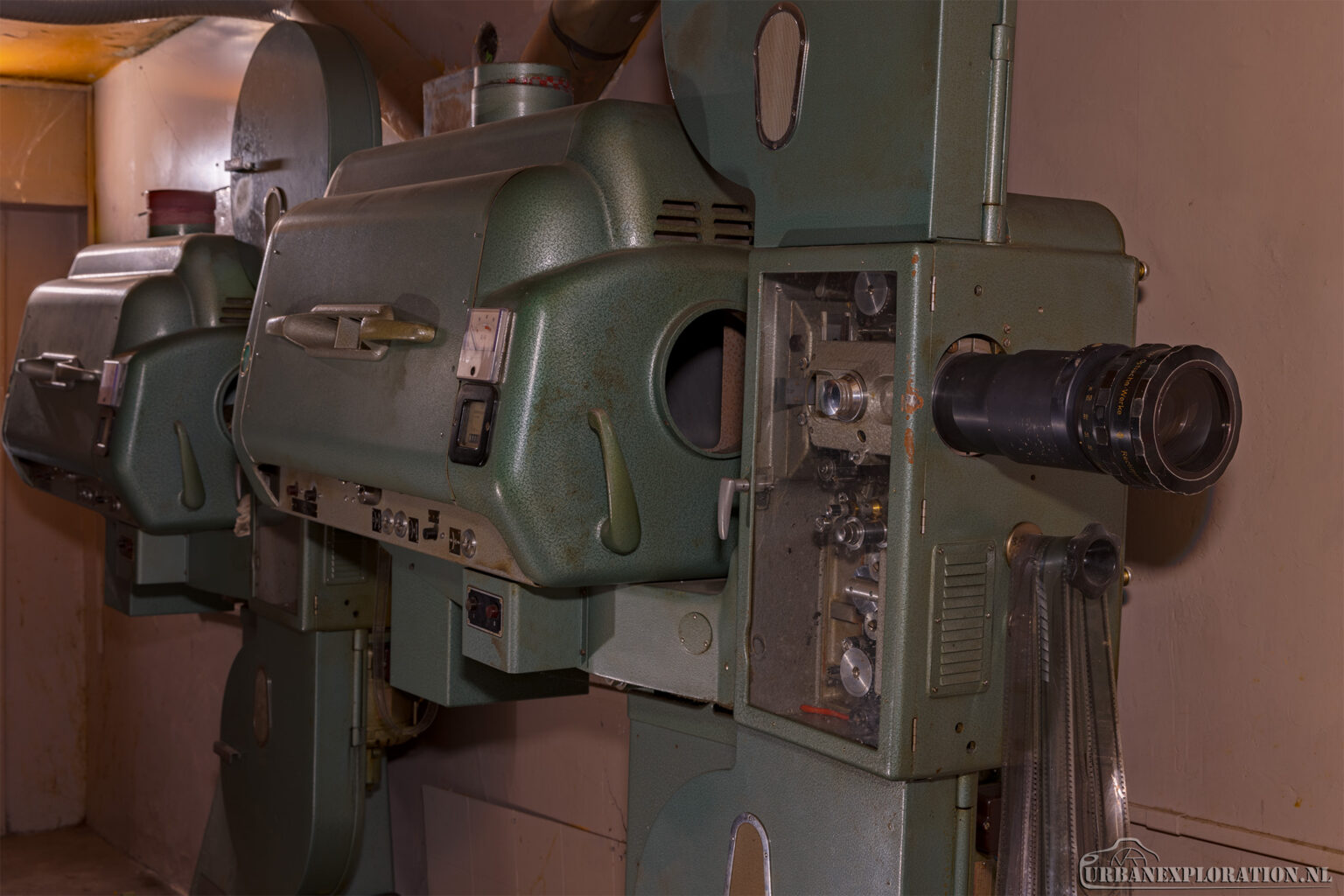 Abandoned cinema in the Czech Republic photographed during urban exploration