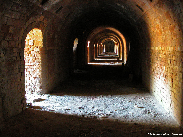 Abandoned brickworks photographed during urban exploration