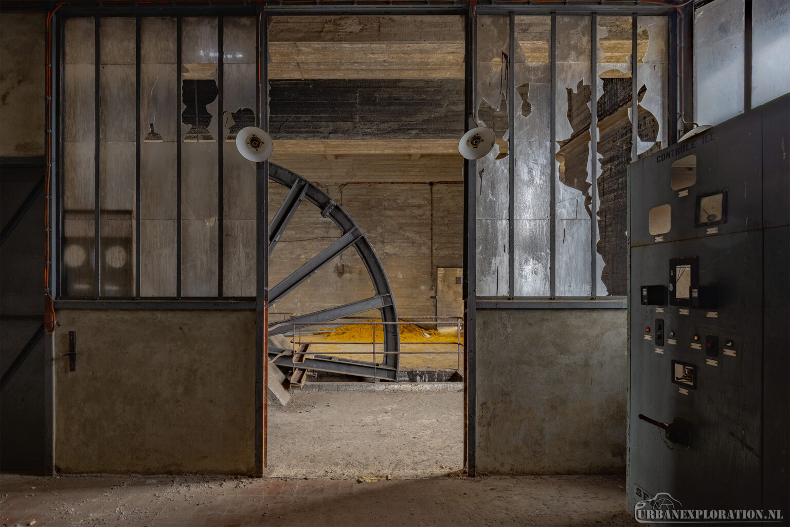 Abandoned Saint Albert mine photographed during urban exploration