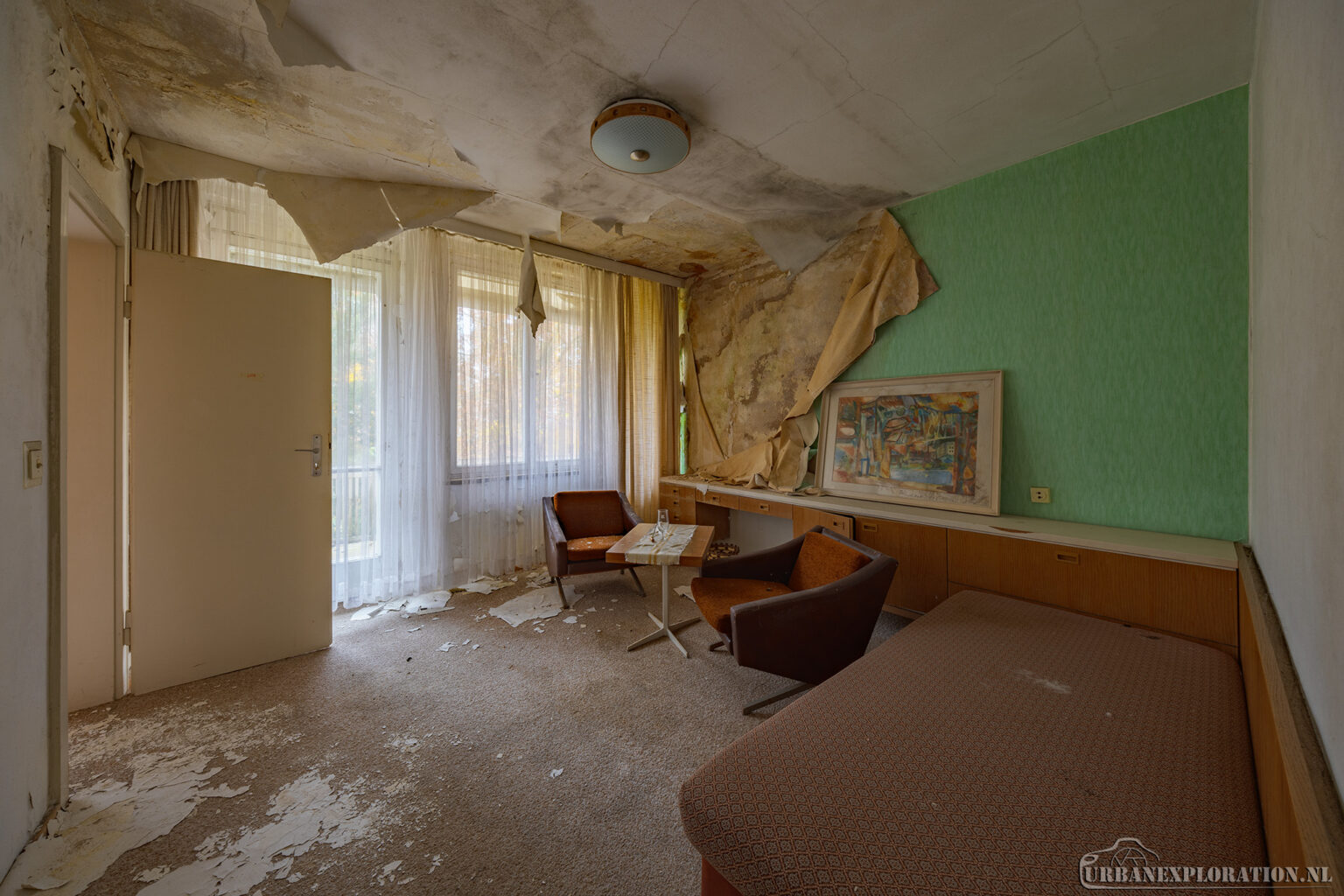Abandoned state guesthouse used by the DDR government