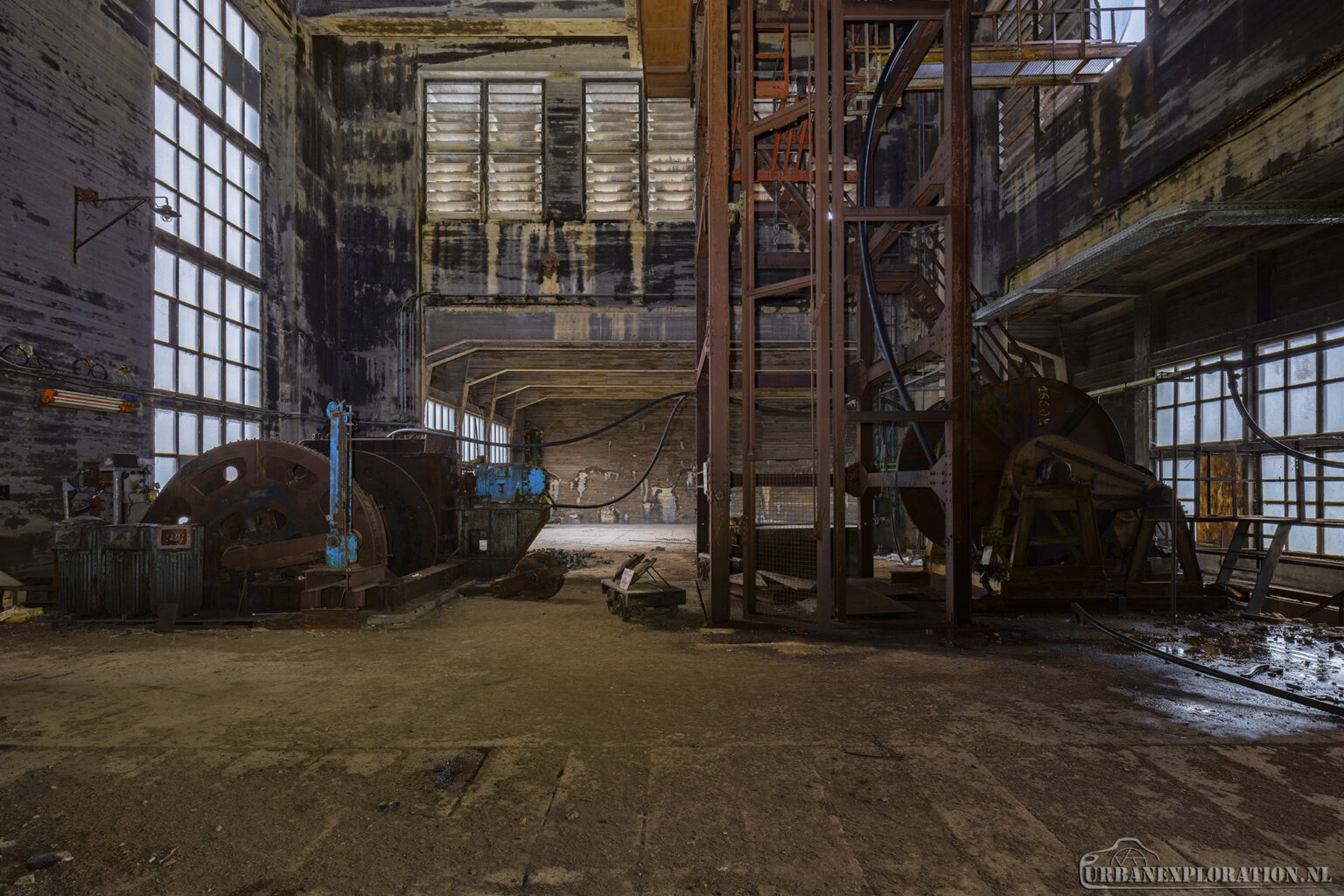 Abandoned Saint Albert mine photographed during urban exploration