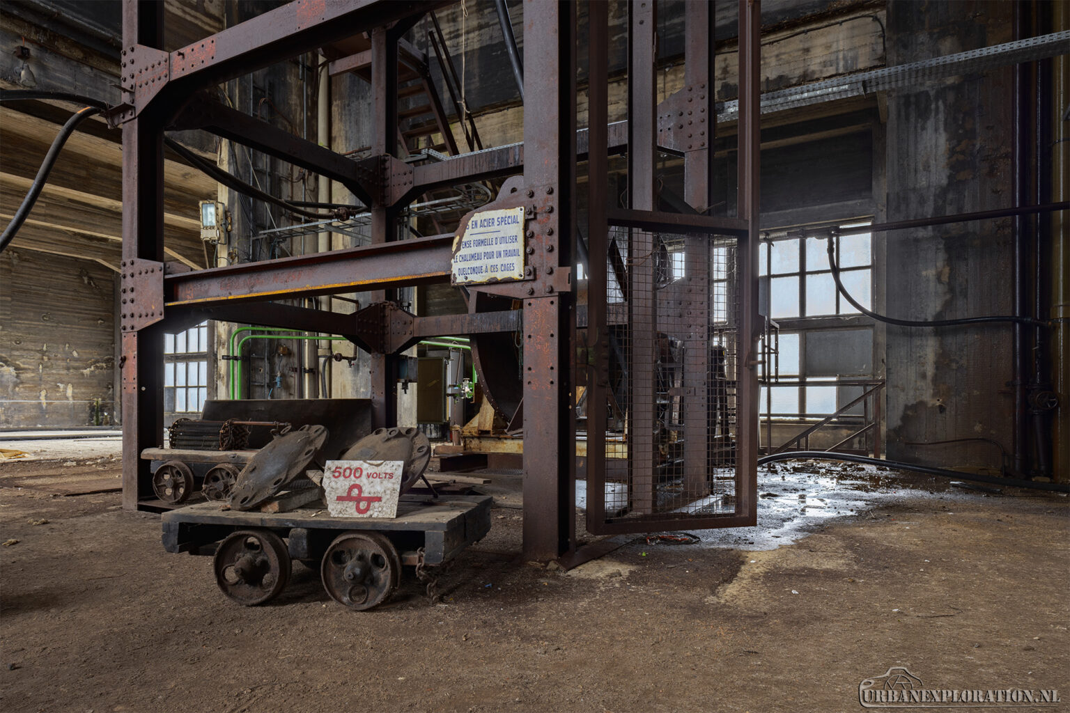 Abandoned Saint Albert mine photographed during urban exploration