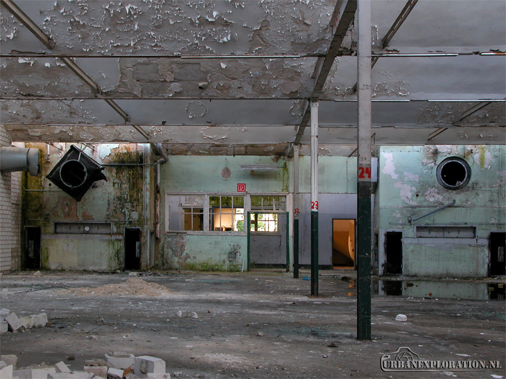 Former textile factory of RAWE & Co left abandoned