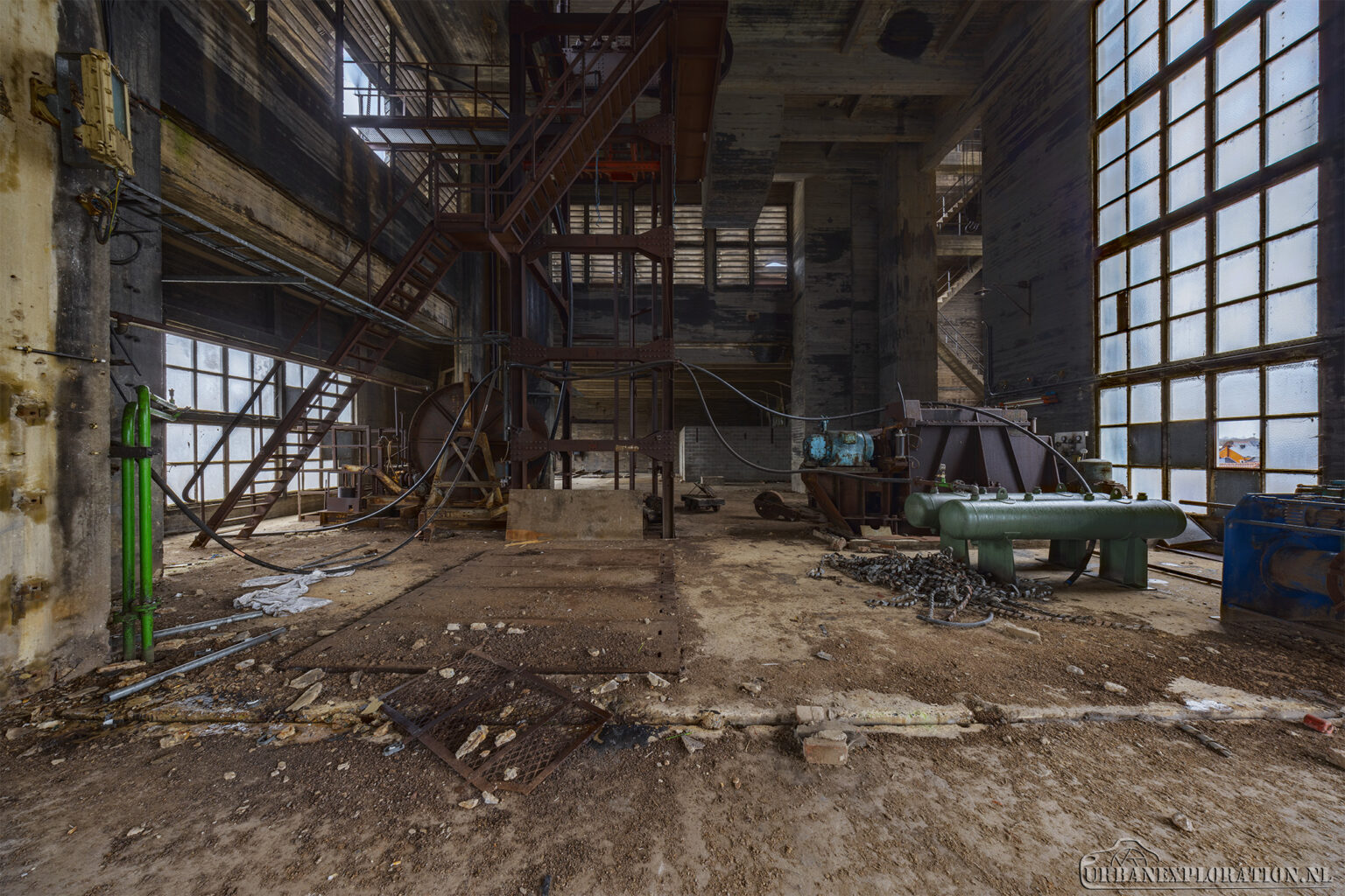 Abandoned Saint Albert mine photographed during urban exploration