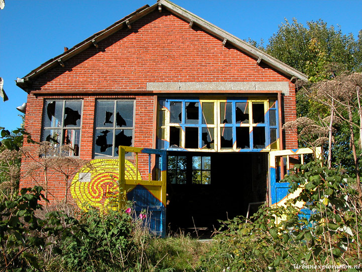 Abandoned brickworks photographed during urban exploration