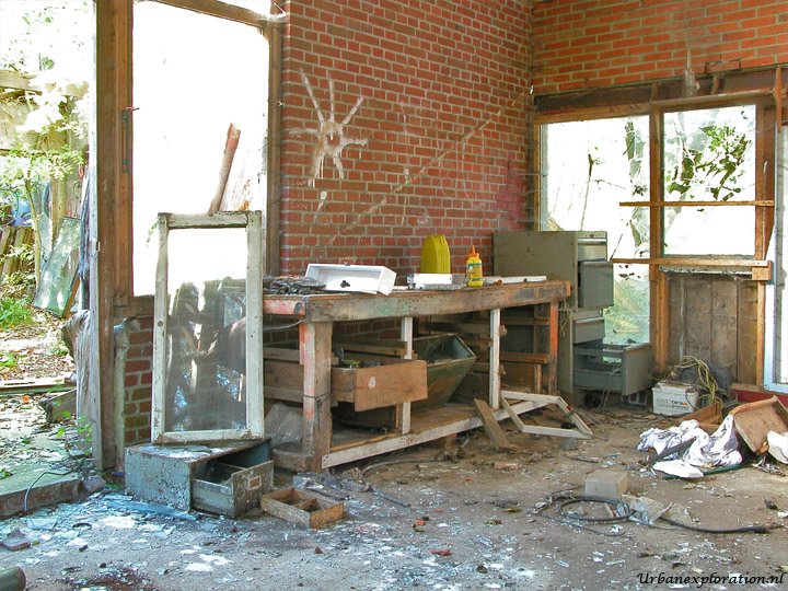 Abandoned brickworks photographed during urban exploration