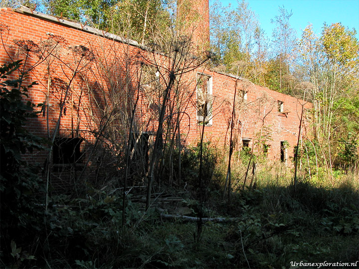 Abandoned brickworks photographed during urban exploration