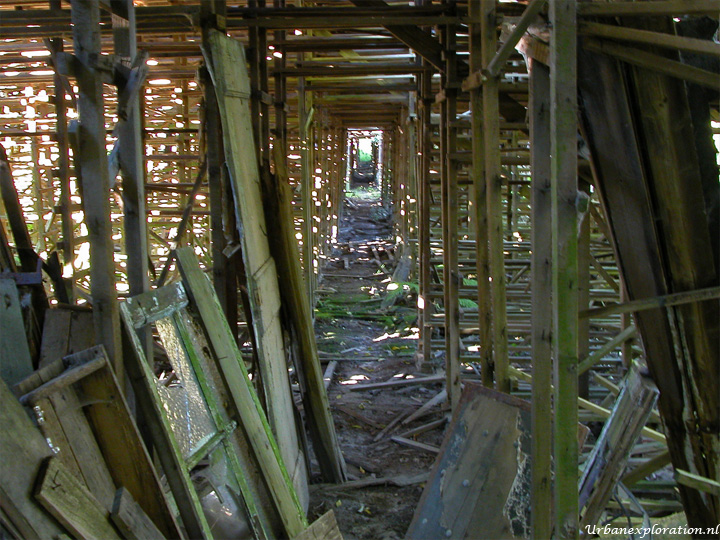Abandoned brickworks photographed during urban exploration