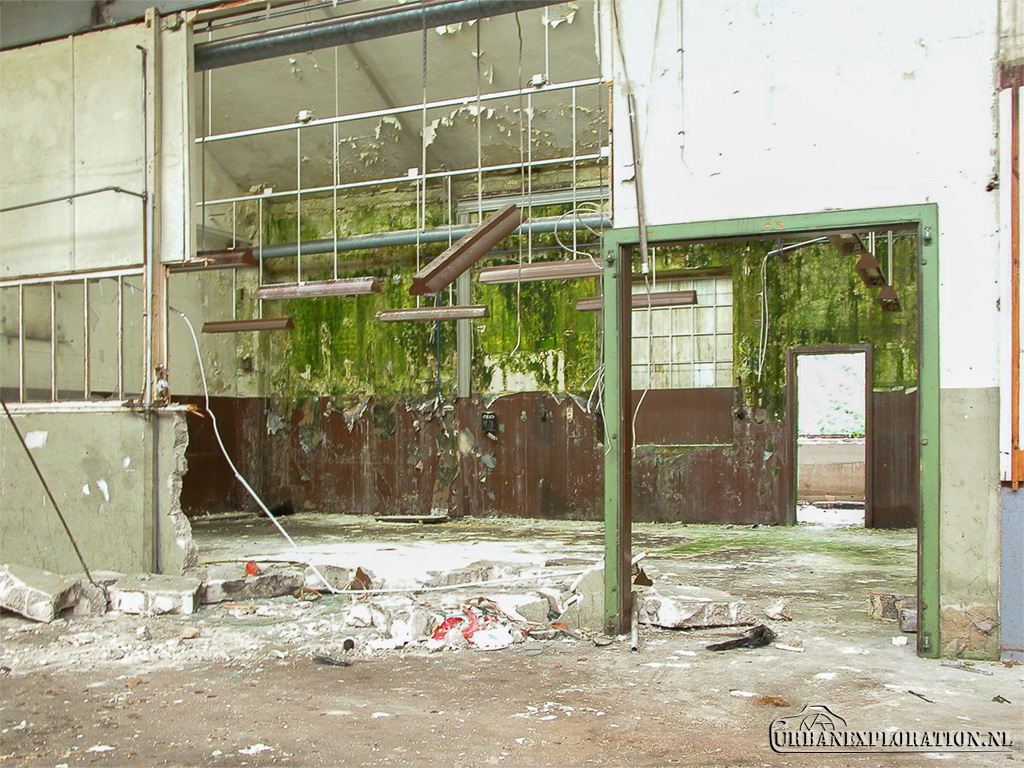 Former textile factory of RAWE & Co left abandoned