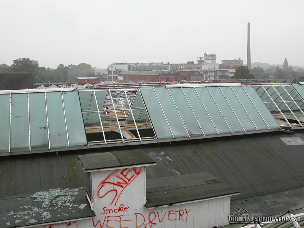 Former textile factory of RAWE & Co left abandoned
