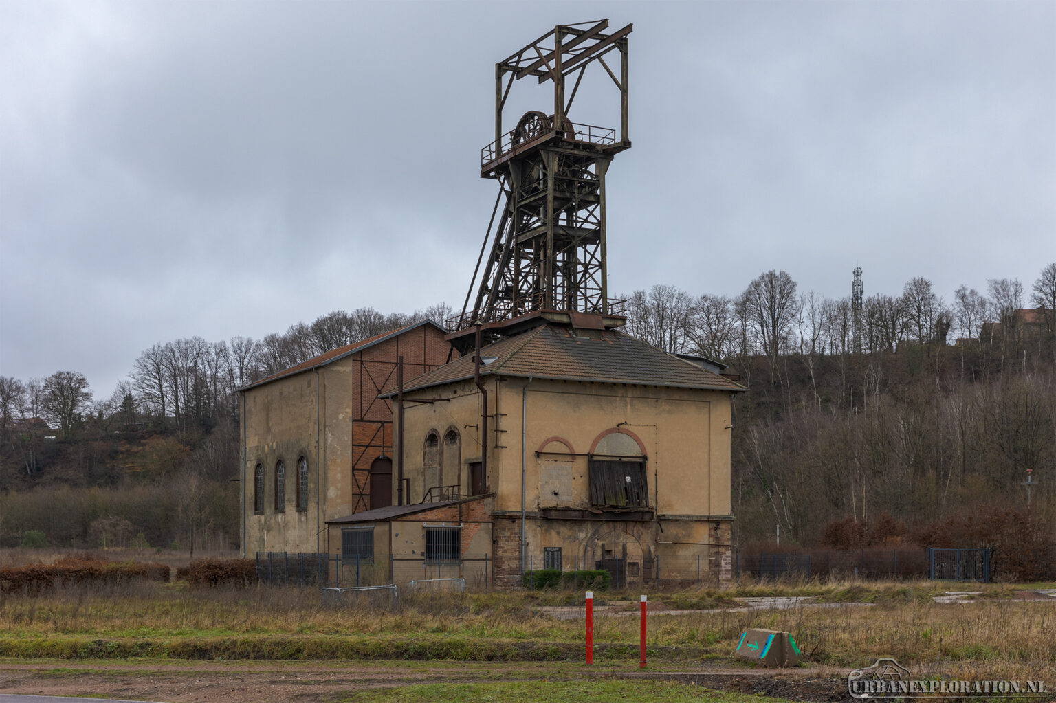 Abandoned Wendel One coal mine in France photographed during urban exploration