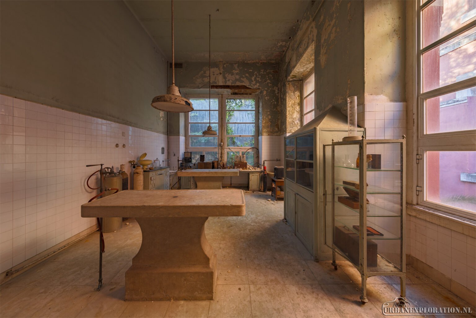 Abandoned school of pathology in Portugal photographed during urban exploration