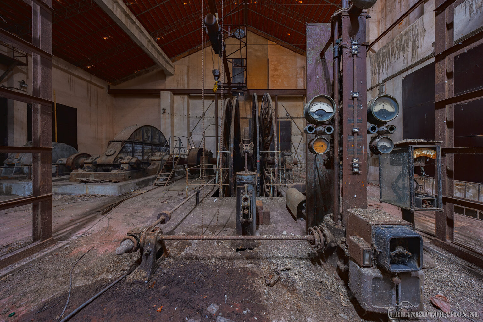 Abandoned Wendel One coal mine in France photographed during urban exploration