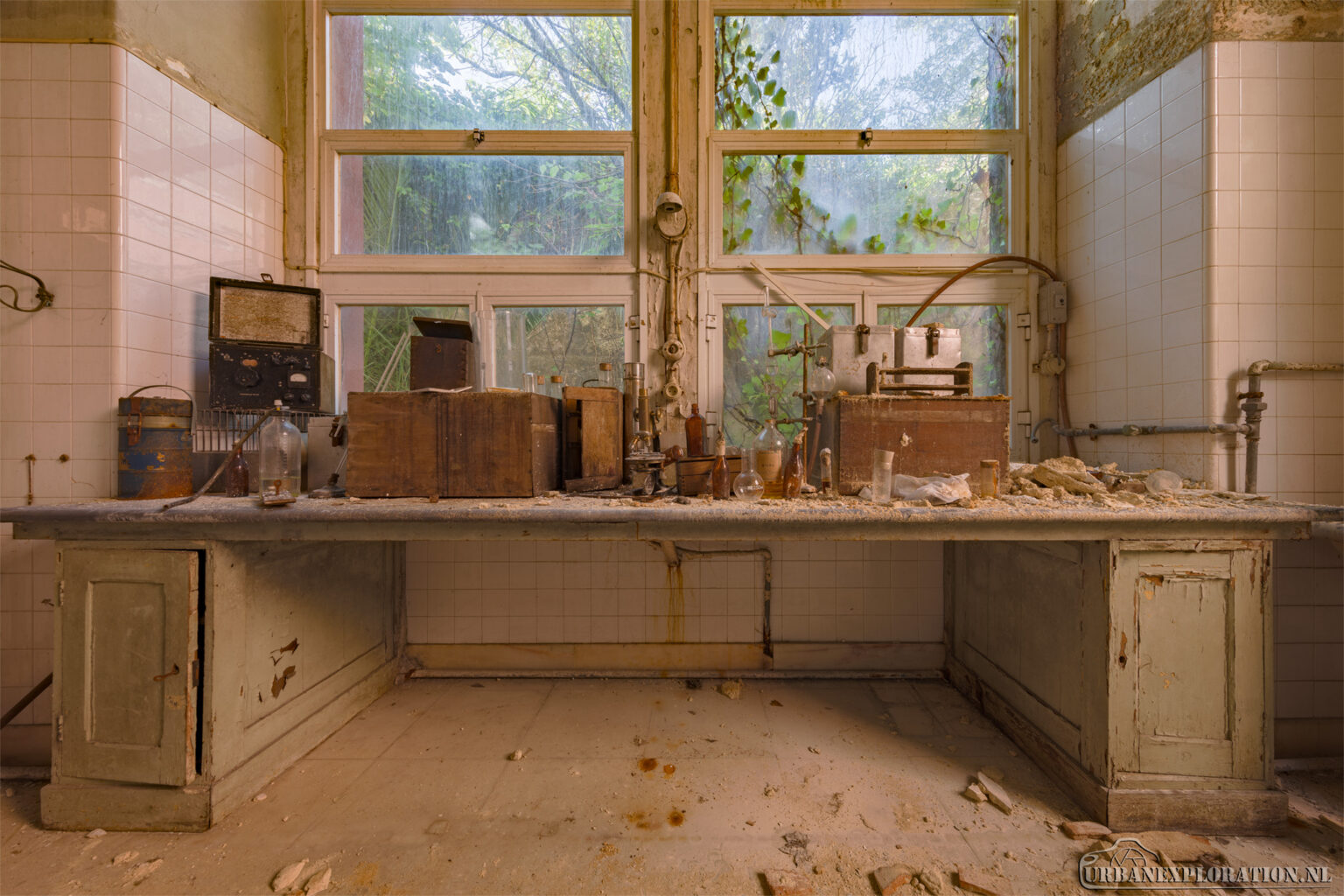 Abandoned school of pathology in Portugal photographed during urban exploration