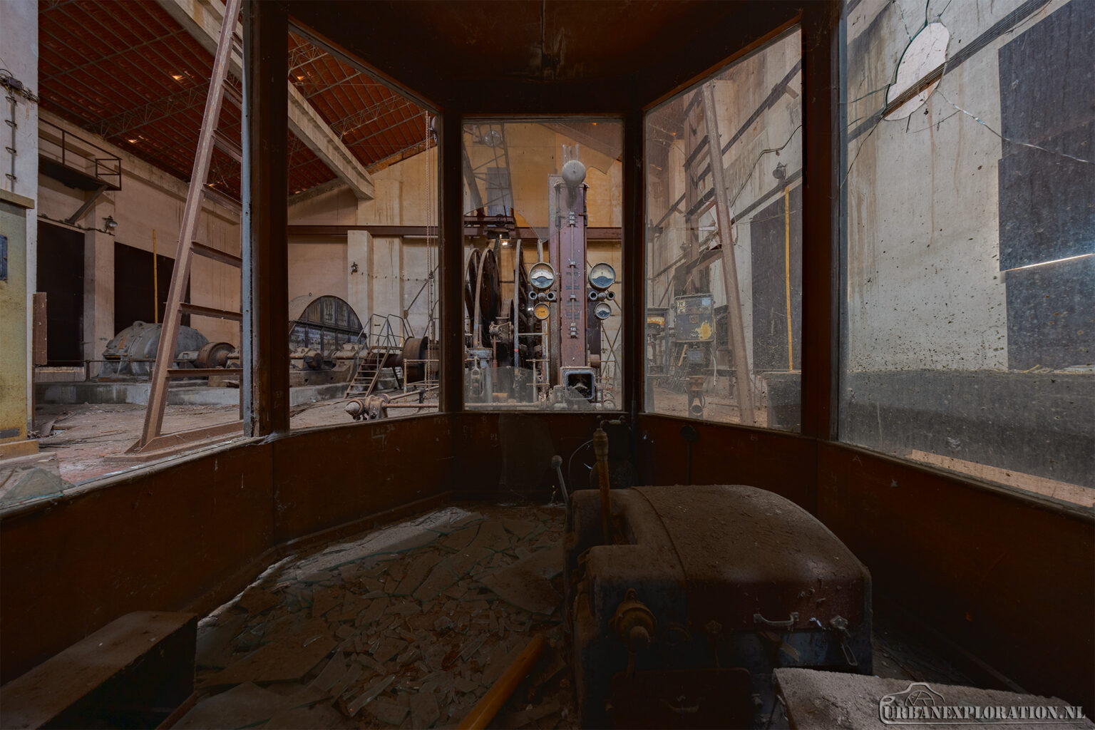 Abandoned Wendel One coal mine in France photographed during urban exploration