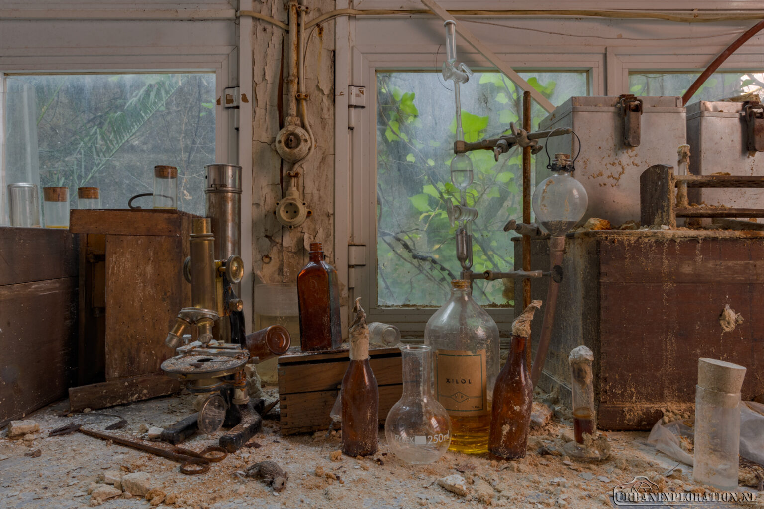 Abandoned school of pathology in Portugal photographed during urban exploration