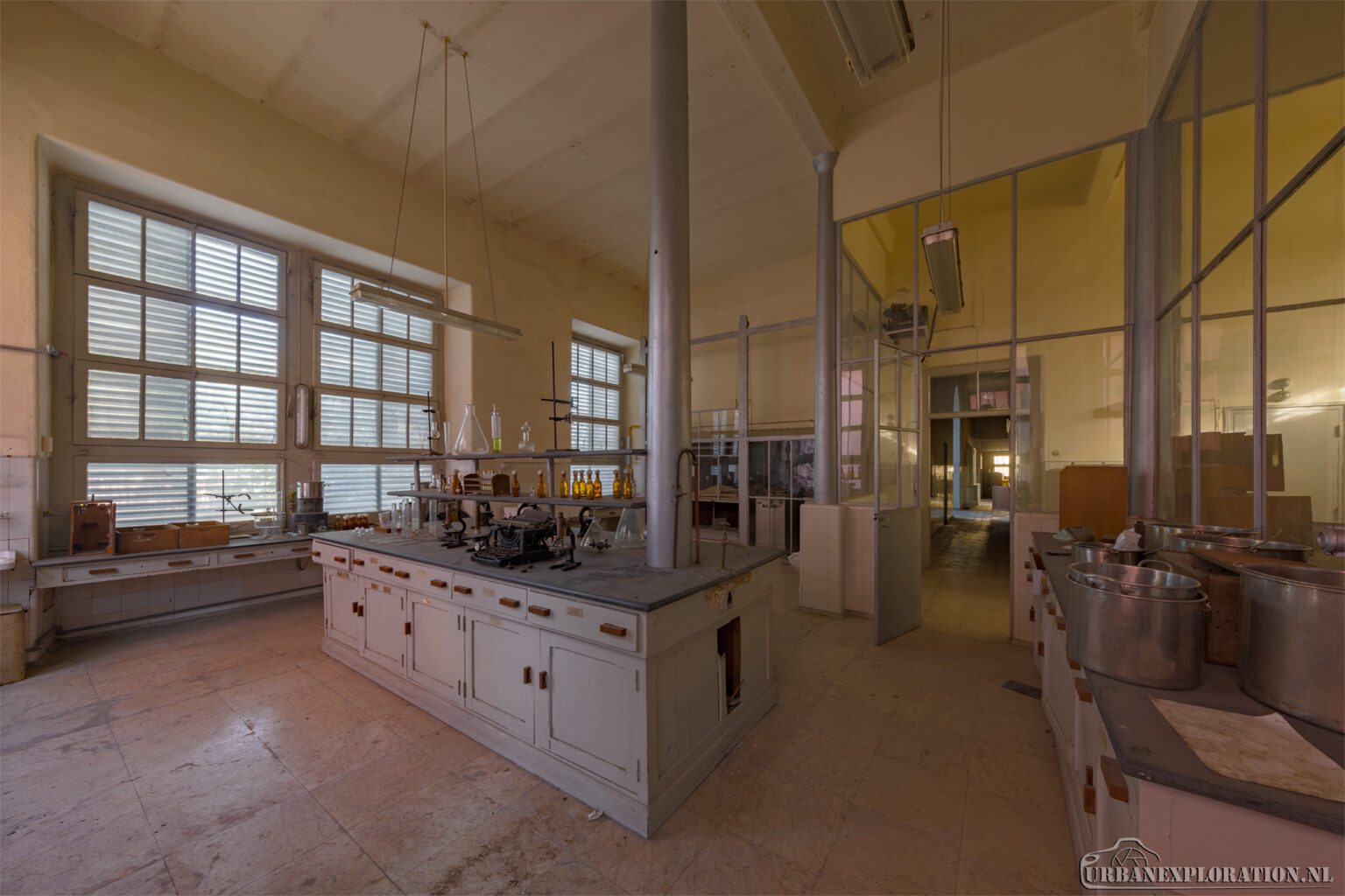 Abandoned school of pathology in Portugal photographed during urban exploration