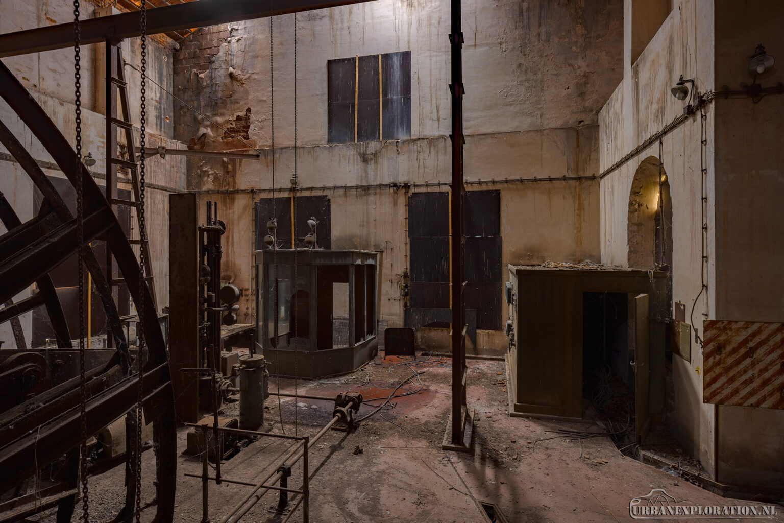 Abandoned Wendel One coal mine in France photographed during urban exploration