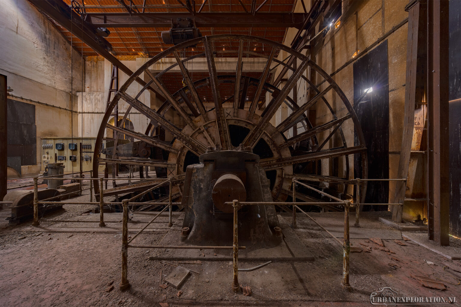 Abandoned Wendel One coal mine in France photographed during urban exploration