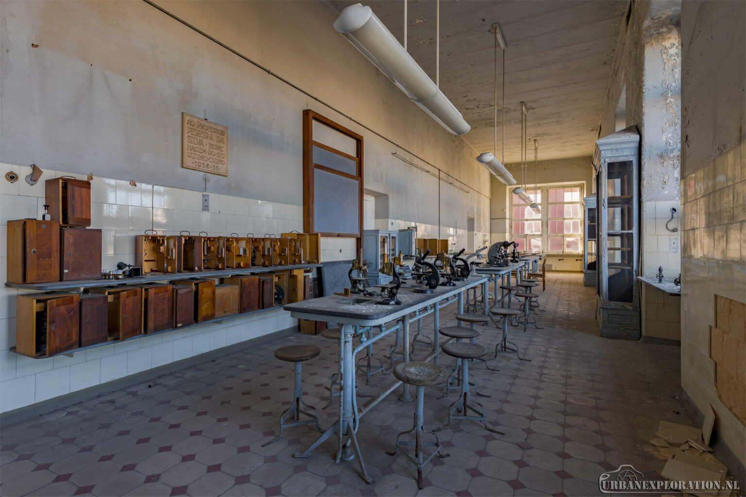 Abandoned school of pathology in Portugal photographed during urban exploration