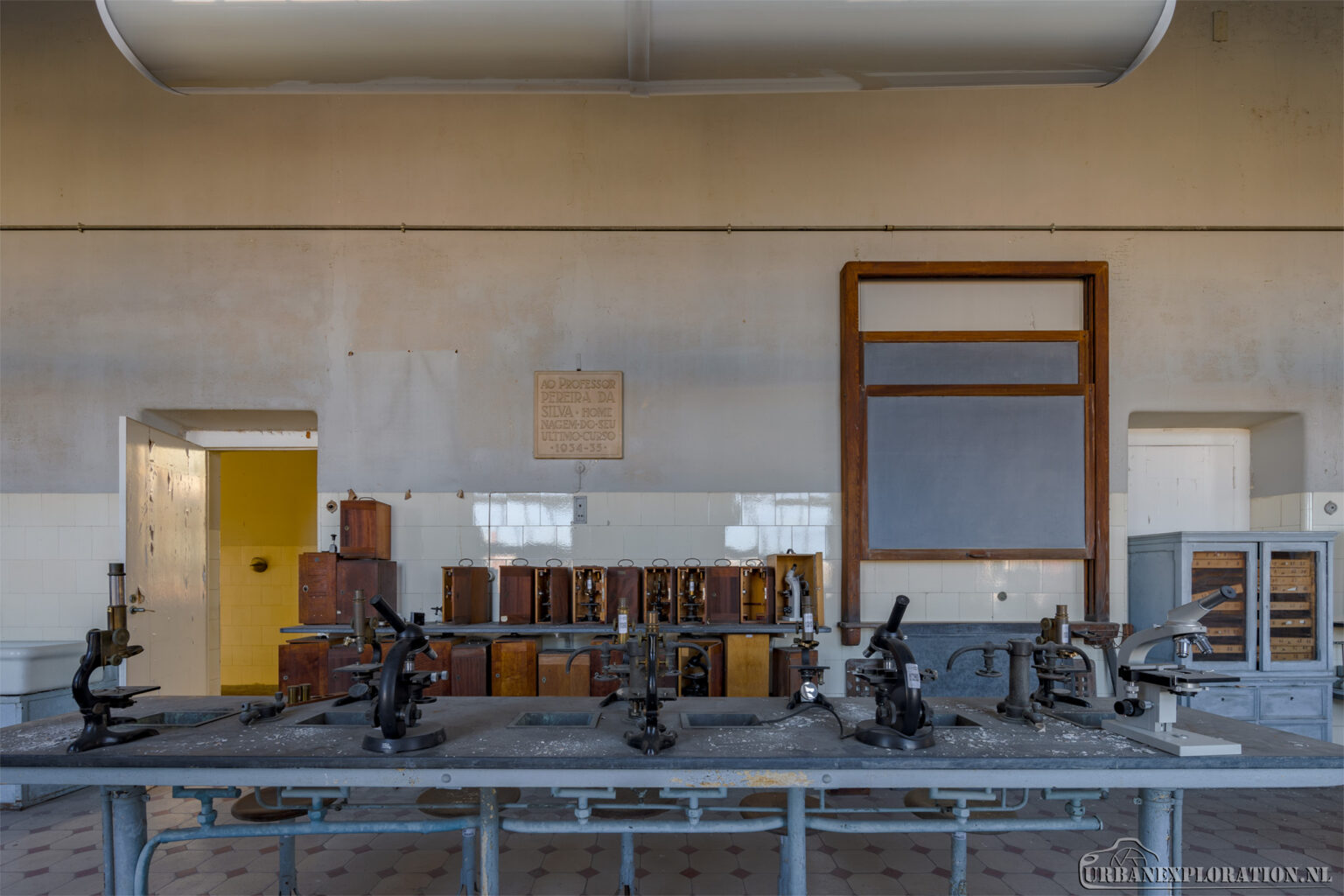 Abandoned school of pathology in Portugal photographed during urban exploration