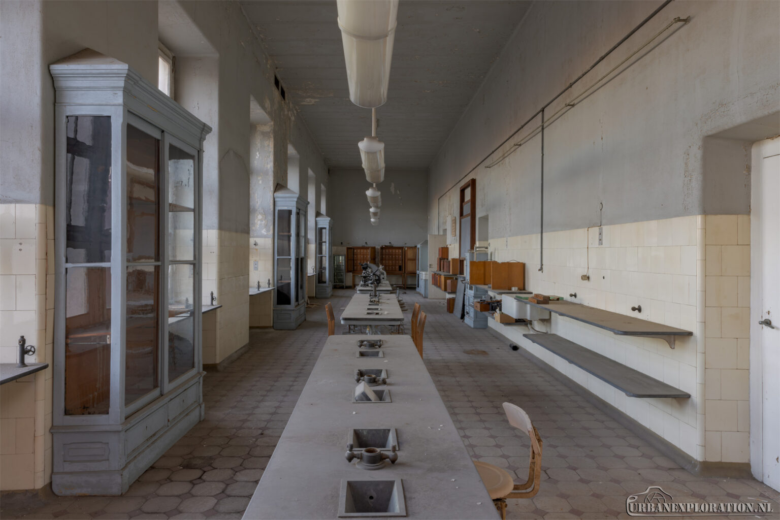 Abandoned school of pathology in Portugal photographed during urban exploration