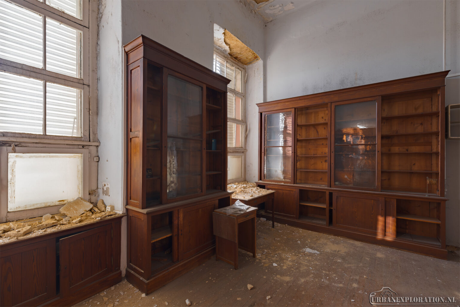 Abandoned school of pathology in Portugal photographed during urban exploration